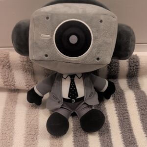 Gray Camera-Head Plush Toy - Kids Soft Figure